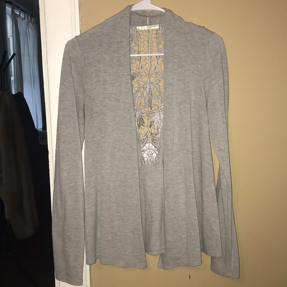 Laced back sweater